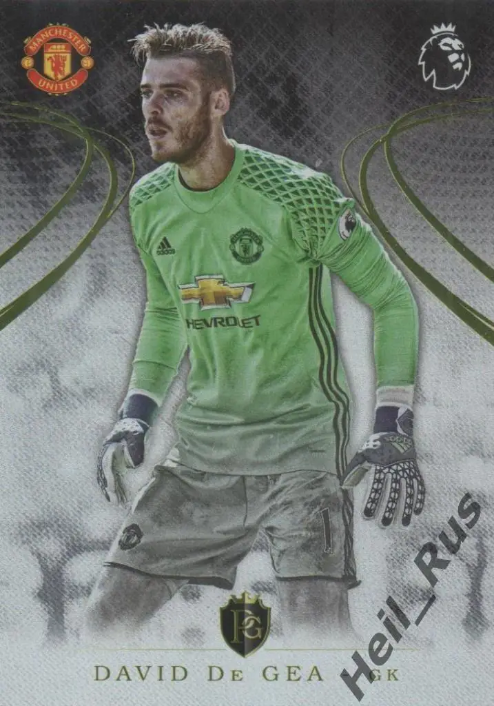 Футбол. Карточка David De Gea/Давид де Хеа (Manchester / Манчестер Юнайтед) АПЛ
