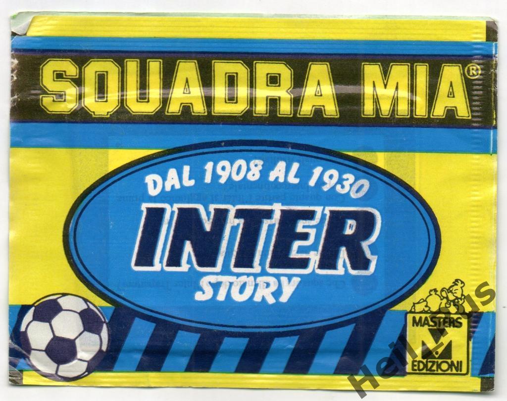 Футбол. Наклейки / стикеры. Запечатанный пакетик История Интера/Inter 1908-1930