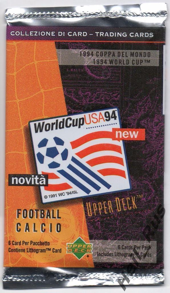 Футбол. Карточки. Запечатанный пакетик Чемпионат Мира США/World Cup USA 1994