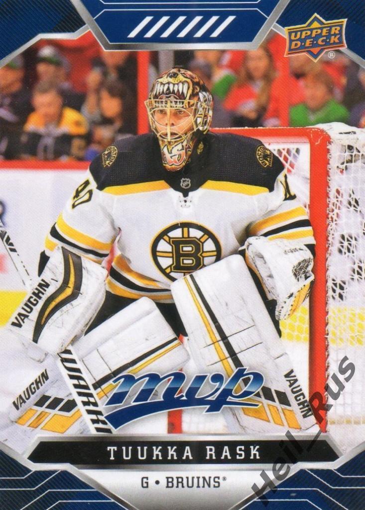Хоккей. Карточка Tuukka Rask/Туукка Раск (Boston Bruins/Бостон Брюинз) НХЛ/NHL