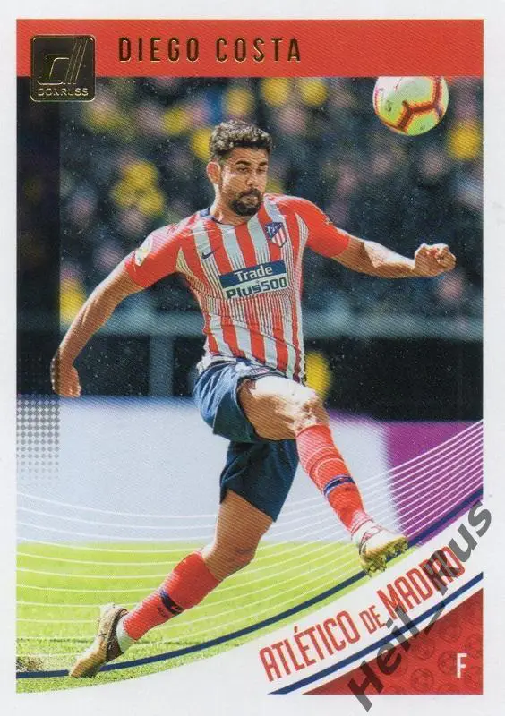 Футбол. Карточка Diego Costa/Диего Коста (Атлетико Мадрид, Челси) Panini 2018-19