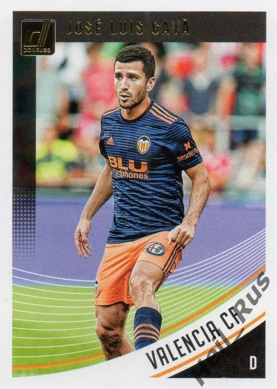 Футбол Карточка Jose Luis Gaya/Хосе Луис Гайя (Valencia/Валенсия) Panini 2018-19