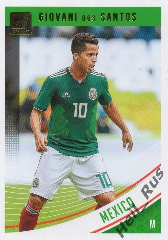 Футбол. Карточка Giovani dos Santos/Джовани дос Сантос (Мексика) Panini 2018-19