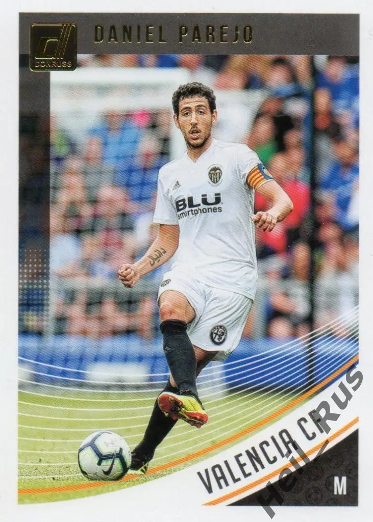 Футбол. Карточка Daniel Parejo/Даниэль Парехо (Valencia/Валенсия) Panini 2018-19