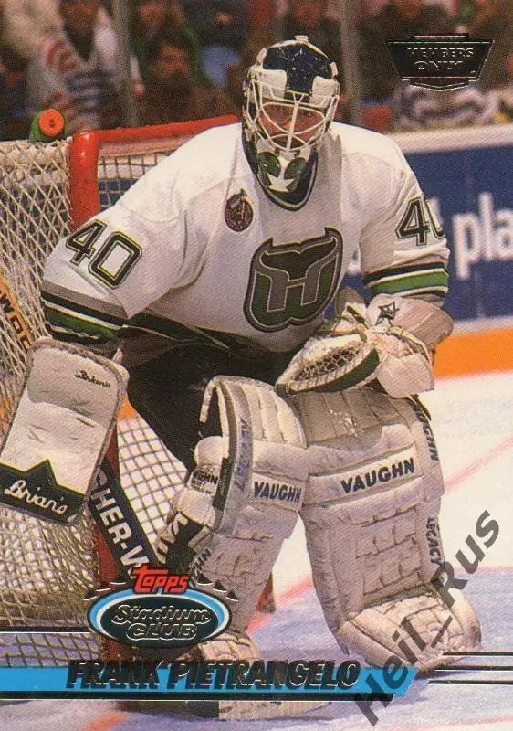 Хоккей. Карточка Frank Pietrangelo/Фрэнк Пьетранджело (Hartford Whalers) НХЛ/NHL