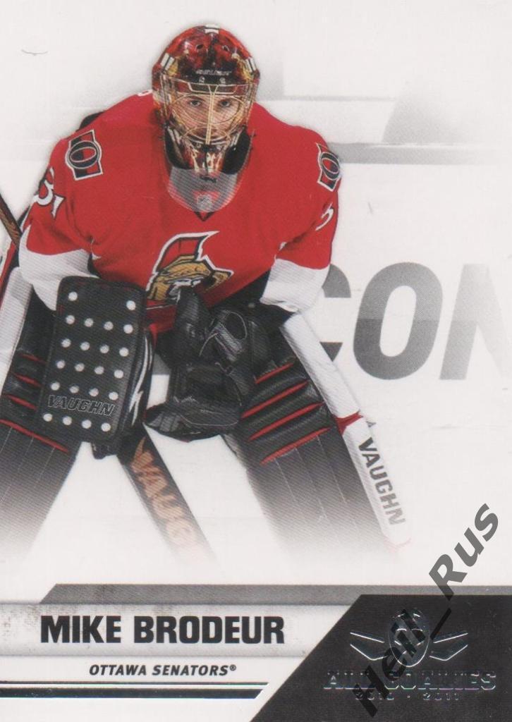 Хоккей. Карточка Mike Brodeur / Майк Бродер (Ottawa Senators / Оттава) НХЛ/NHL