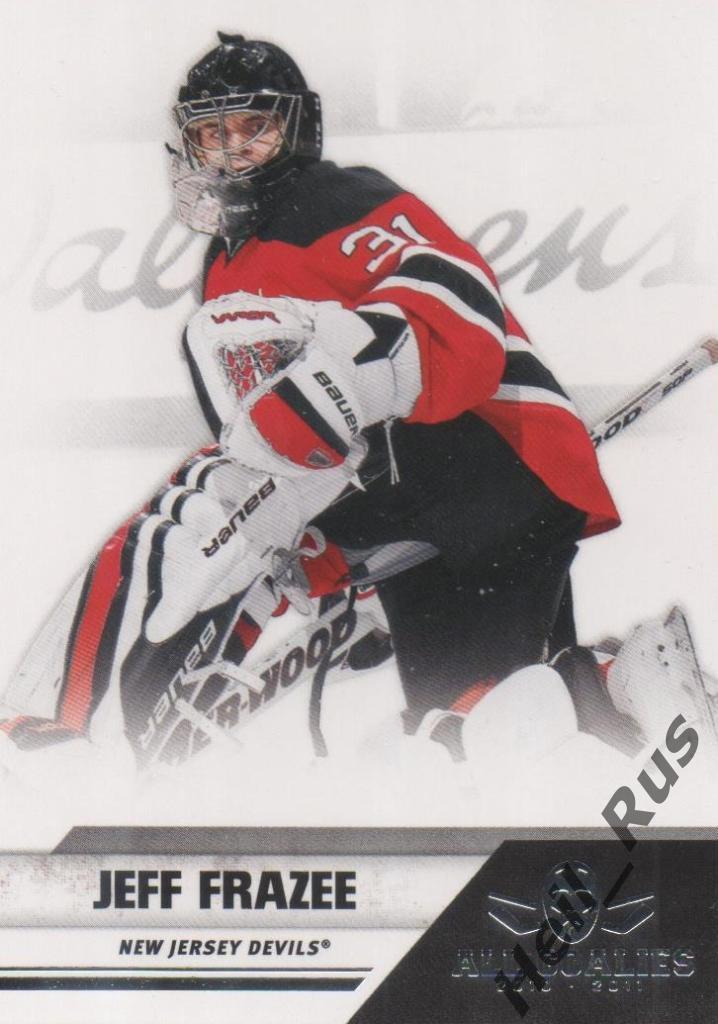 Хоккей. Карточка Jeff Frazee / Джефф Фрэйзи (New Jersey Devils / Девилз) НХЛ/NHL