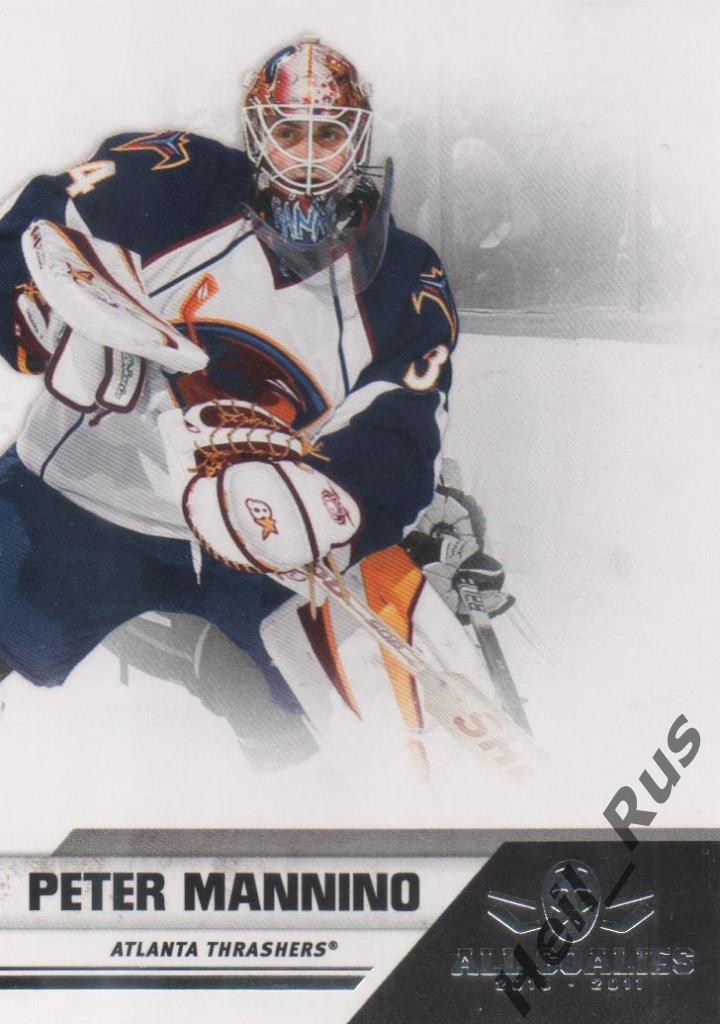 Хоккей. Карточка Peter Mannino/Питер Маннино (Atlanta Thrashers/Атланта) НХЛ/NHL