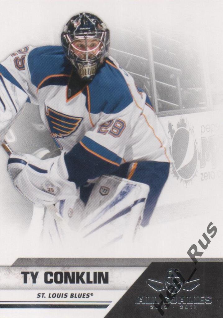 Хоккей. Карточка Ty Conklin/Тай Конклин (St. Louis Blues/Сент-Луис Блюз) НХЛ/NHL
