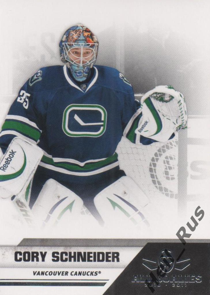 Хоккей Карточка Cory Schneider/Кори Шнайдер (Vancouver Canucks/Ванкувер) НХЛ/NHL