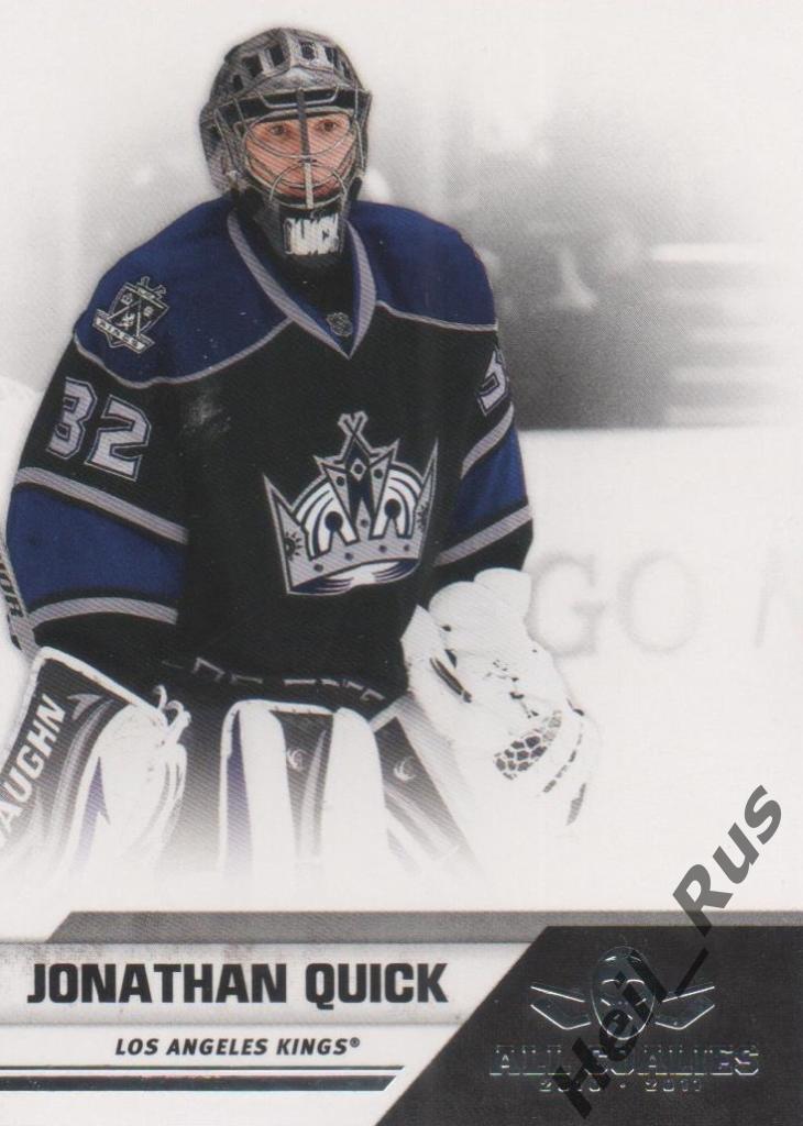 Хоккей. Карточка Jonathan Quick/Джонатан Куик (Los Angeles Kings/Кингз), НХЛ/NHL