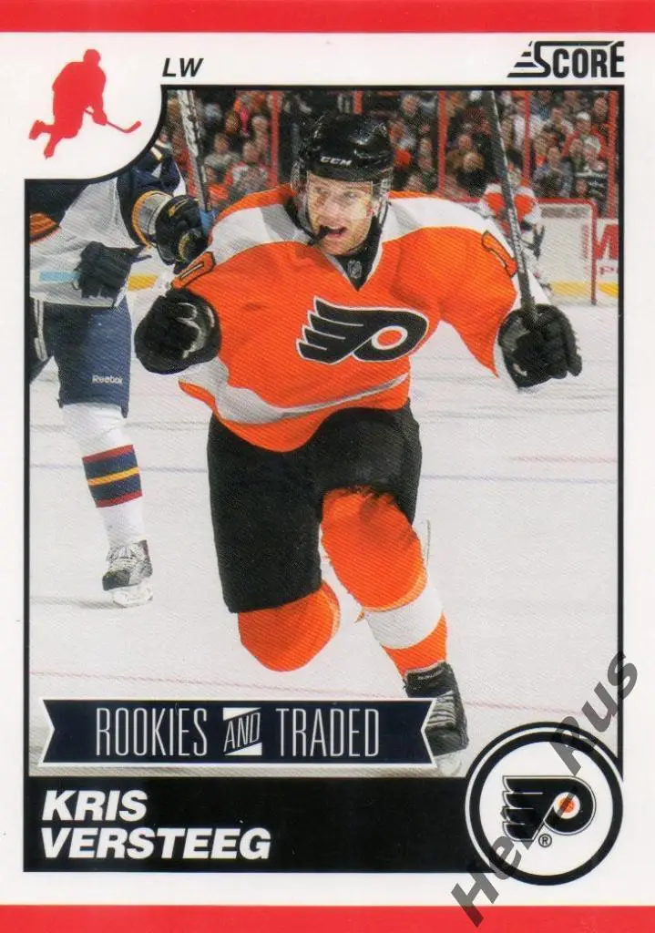 Хоккей. Карточка Крис Верстиг (Philadelphia Flyers, Авангард Омск) NHL/НХЛ, КХЛ