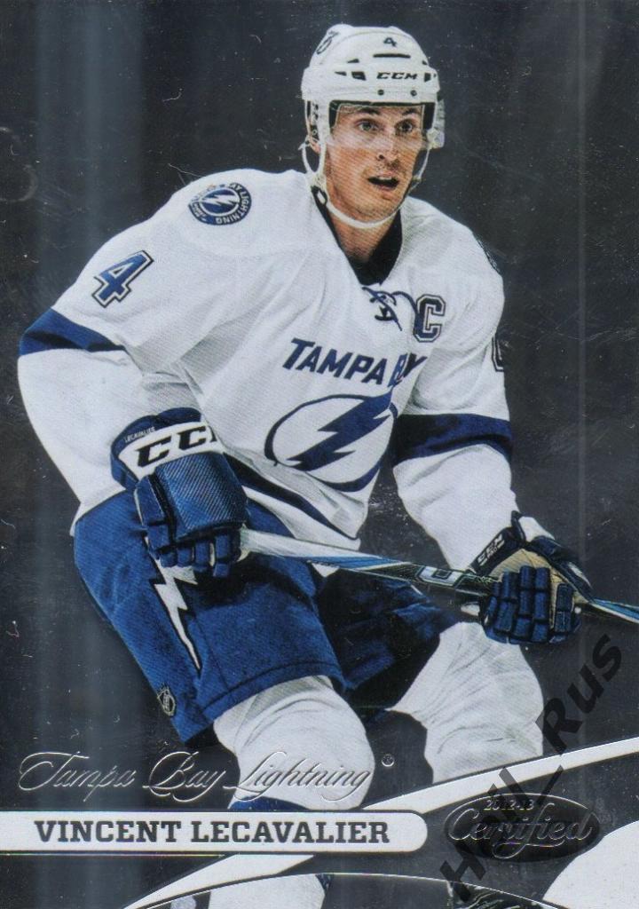 Хоккей; Карточка Vincent Lecavalier/Венсан Лекавалье Tampa Bay Lightning НХЛ/NHL