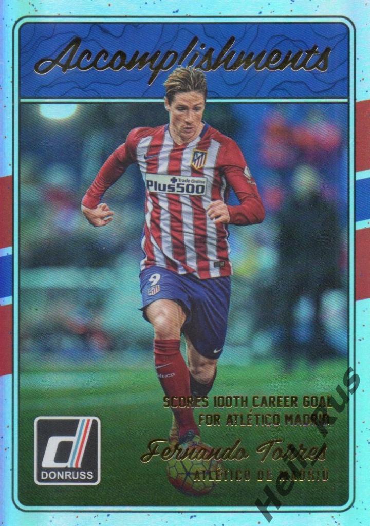 Футбол Карточка Fernando Torres/Фернандо Торрес (Атлетико Мадрид) Panini 2016-17