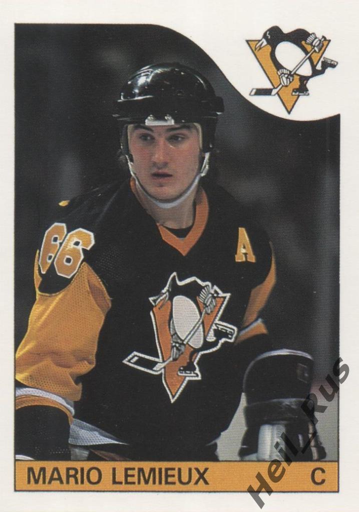 Хоккей Карточка Mario Lemieux/Марио Лемье Pittsburgh Penguins/Питтсбург, NHL/НХЛ