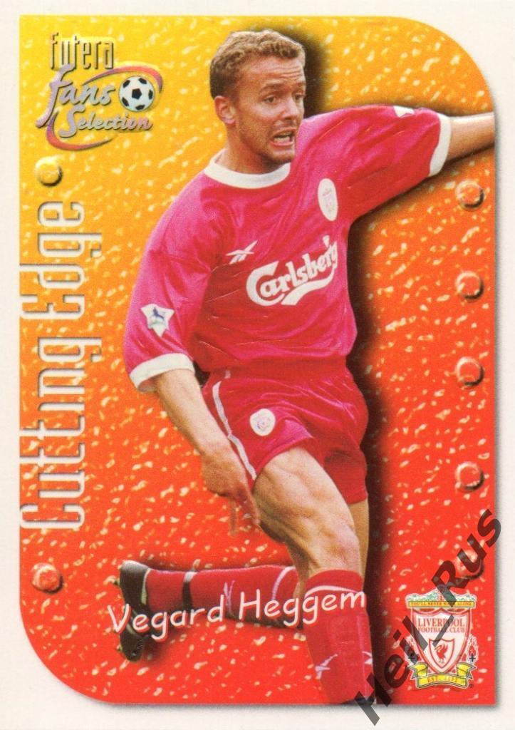 Футбол. Карточка Vegard Heggem/Вегард Хеггем (Liverpool / Ливерпуль) FUTERA 1999