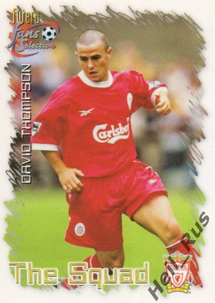 Футбол. Карточка David Thompson/Дэвид Томпсон (Liverpool/Ливерпуль) FUTERA 1999