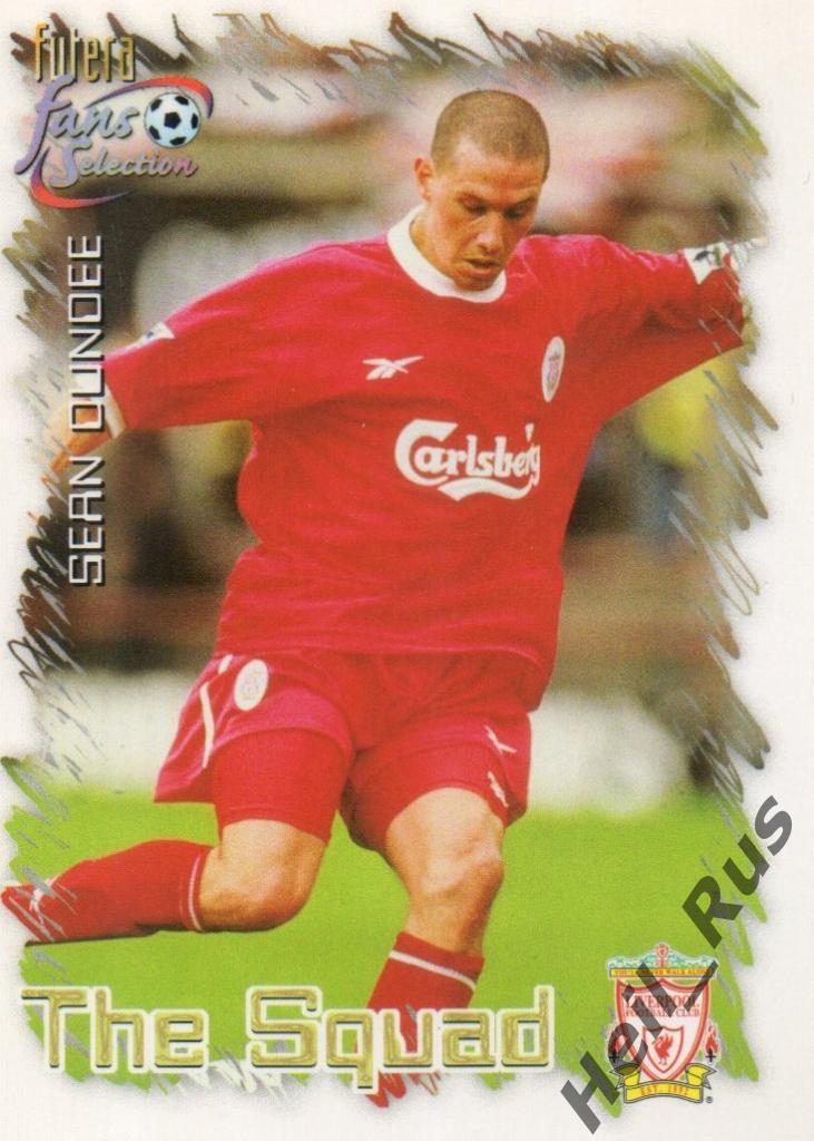 Футбол. Карточка Sean Dundee / Шон Данди (Liverpool / Ливерпуль) FUTERA 1999