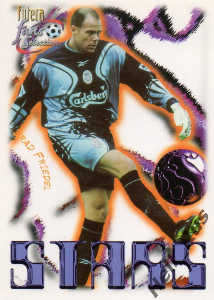 Футбол. Карточка Brad Friedel / Брэд Фридель (Liverpool / Ливерпуль) FUTERA 1999
