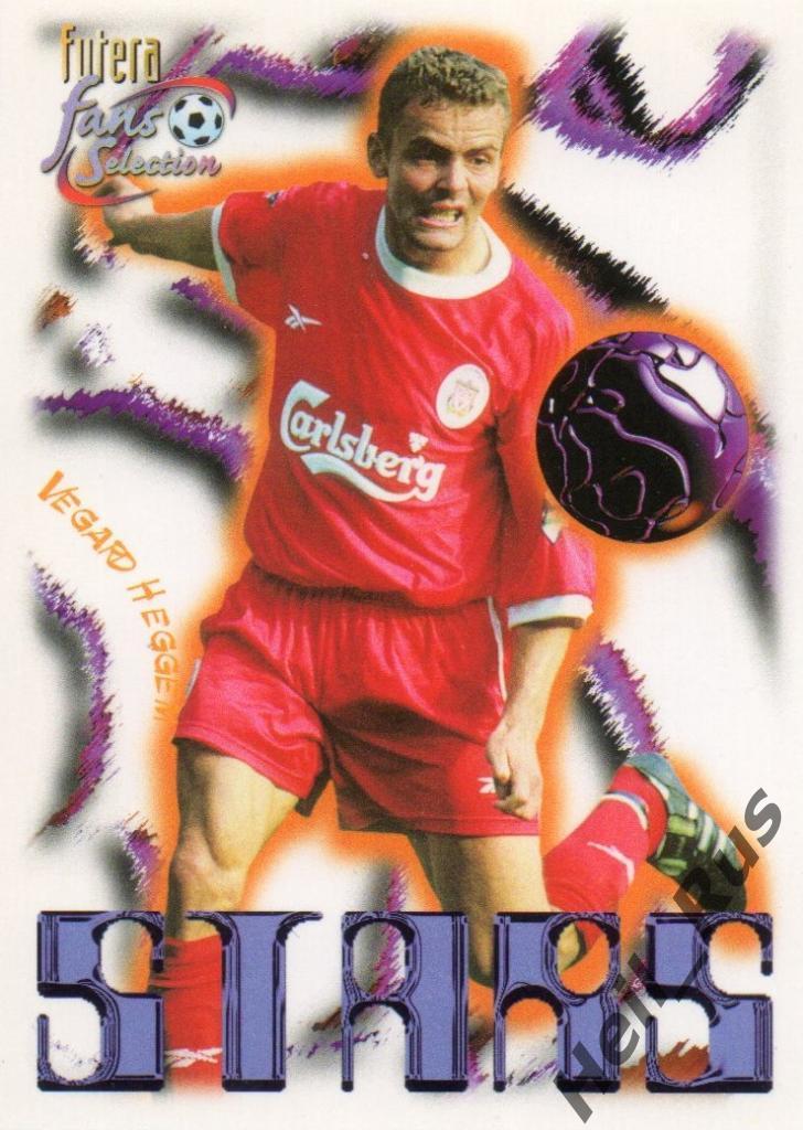 Футбол. Карточка Vegard Heggem/Вегард Хеггем (Liverpool / Ливерпуль) FUTERA 1999