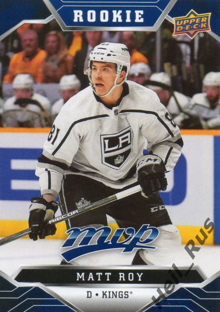 Хоккей Карточка Matt Roy/Мэтт Рой (Los Angeles Kings/Лос-Анджелес Кингз) НХЛ/NHL