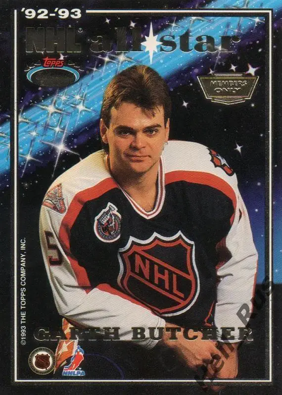 Хоккей. Карточка Кевин Лоу/Гарт Батчер 1992-93 All-Star/Матч Звезд NHL/НХЛ 1