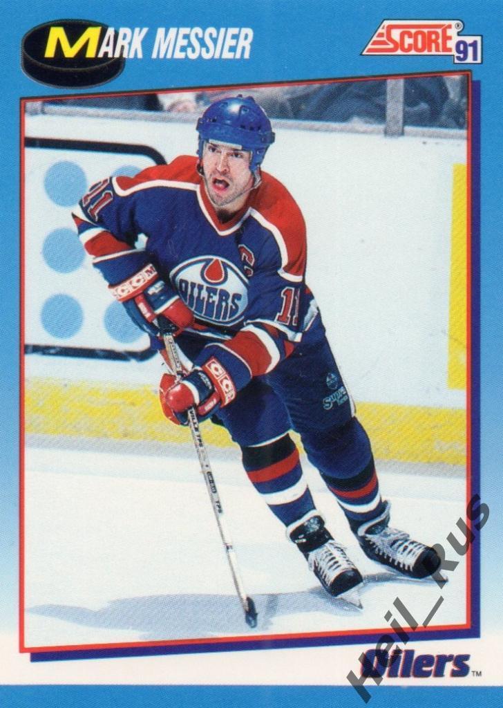 Хоккей Карточка Mark Messier/Марк Мессье Edmonton Oilers/Эдмонтон Ойлерз NHL-НХЛ