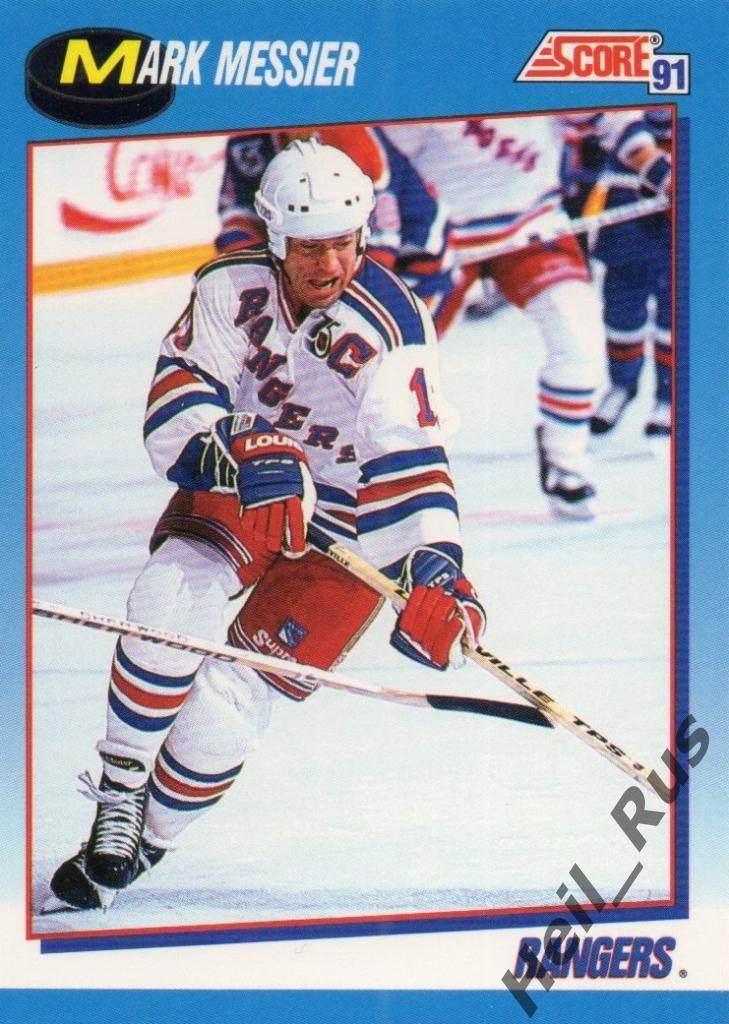 Хоккей Карточка Mark Messier/Марк Мессье (New York Rangers / Рейнджерс) NHL/НХЛ
