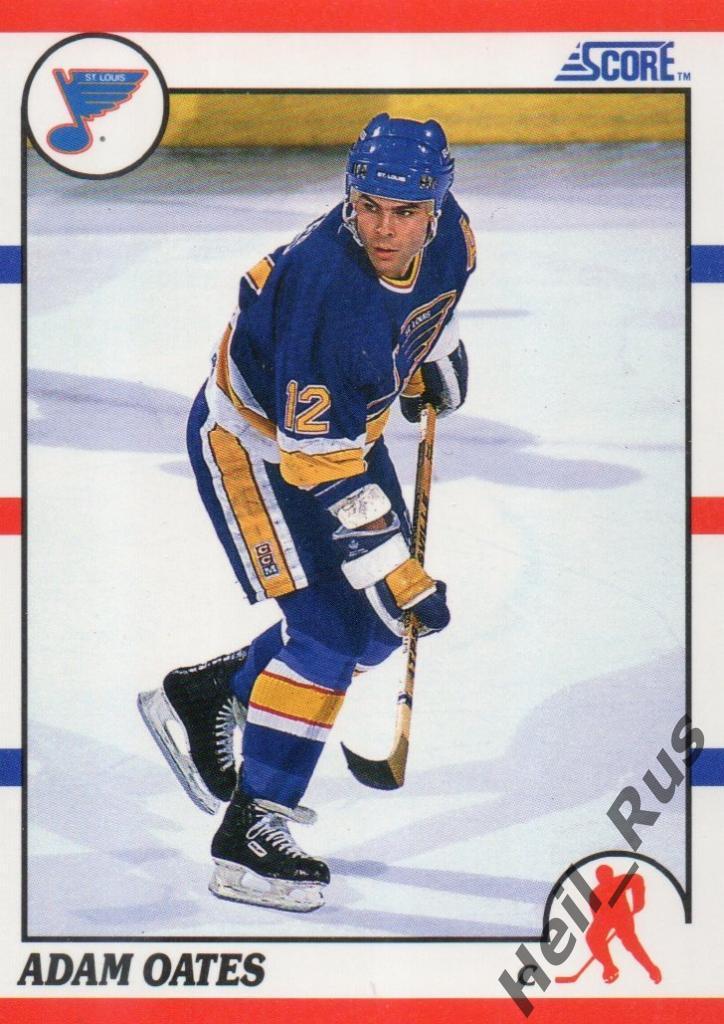 Хоккей. Карточка Adam Oates / Адам Оутс (St. Louis Blues/Сент-Луис Блюз) НХЛ/NHL