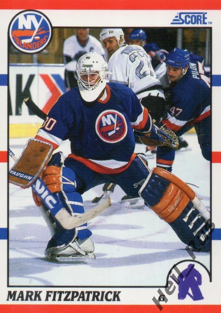 Хоккей. Карточка Mark Fitzpatrick / Марк Фитцпатрик (New York Islanders) НХЛ/NHL