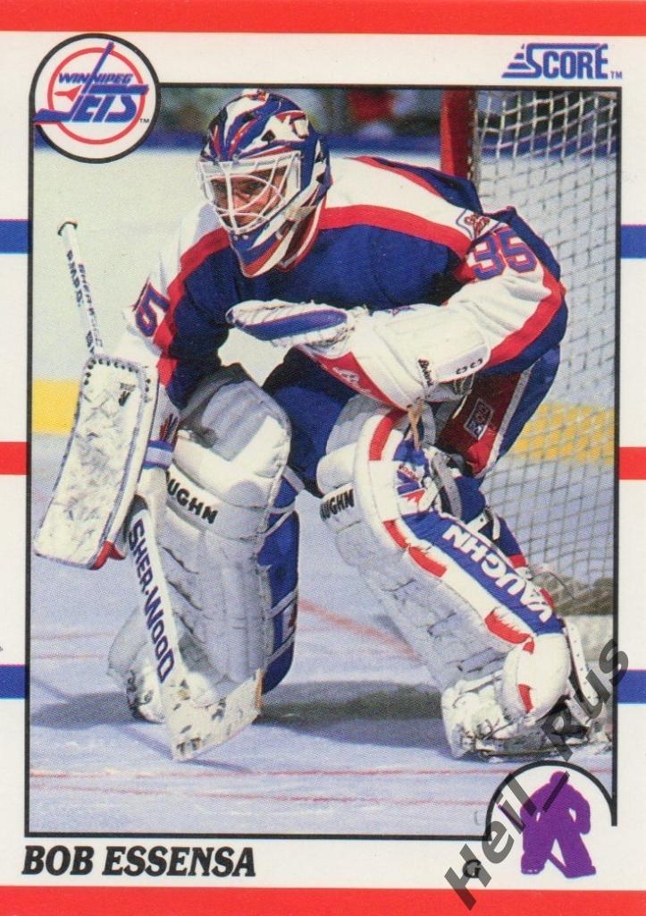 Хоккей. Карточка Bob Essensa/Боб Эссенса (Winnipeg Jets/Виннипег Джетс) НХЛ/NHL