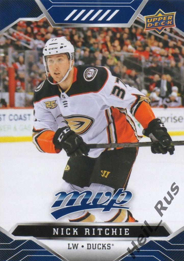 Хоккей. Карточка Nick Ritchie / Ник Ричи (Anaheim Ducks / Анахайм Дакс) НХЛ/NHL