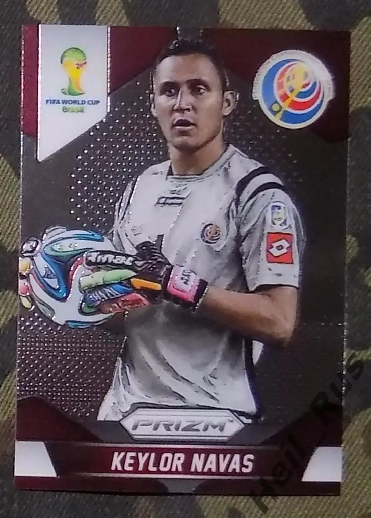 Футбол. Карточка Keylor Navas/Кейлор Навас Коста Рика Чемпионат Мира 2014 PANINI