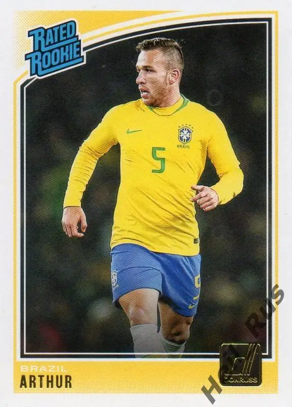 Футбол Карточка Arthur/Артур (Бразилия, Барселона, Гремио) Panini/Панини 2018-19