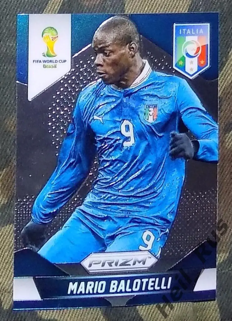 Футбол. Карточка Balotelli / Марио Балотелли (Италия) Чемпионат Мира 2014 PANINI