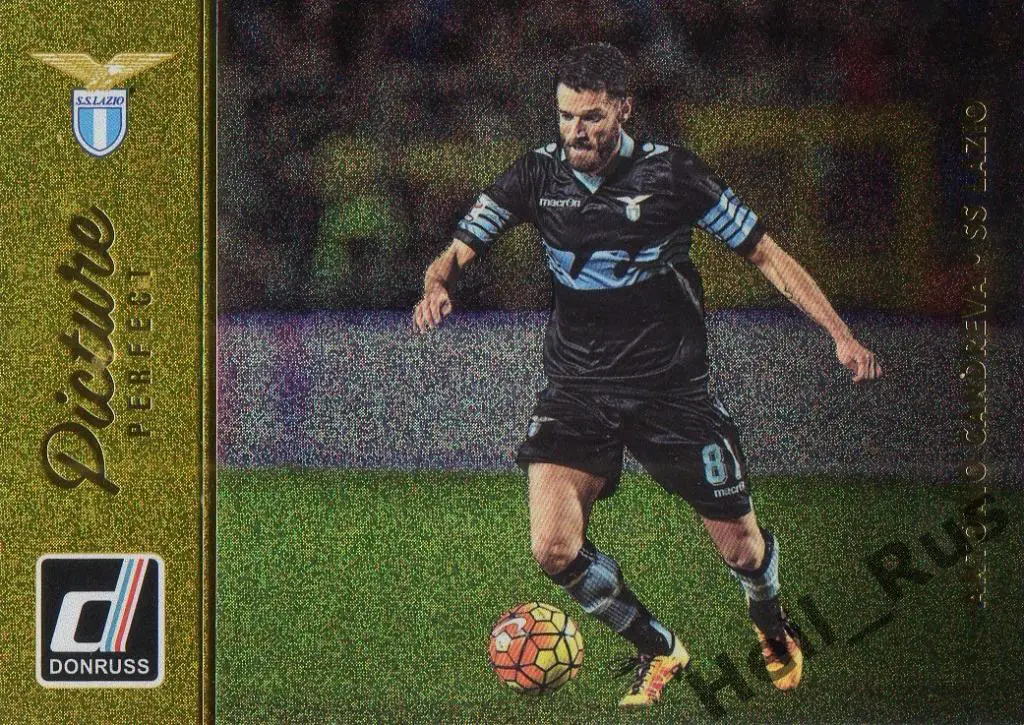 Футбол. Карточка Antonio Candreva/Антонио Кандрева (SS Lazio/Лацио) Panini 2016