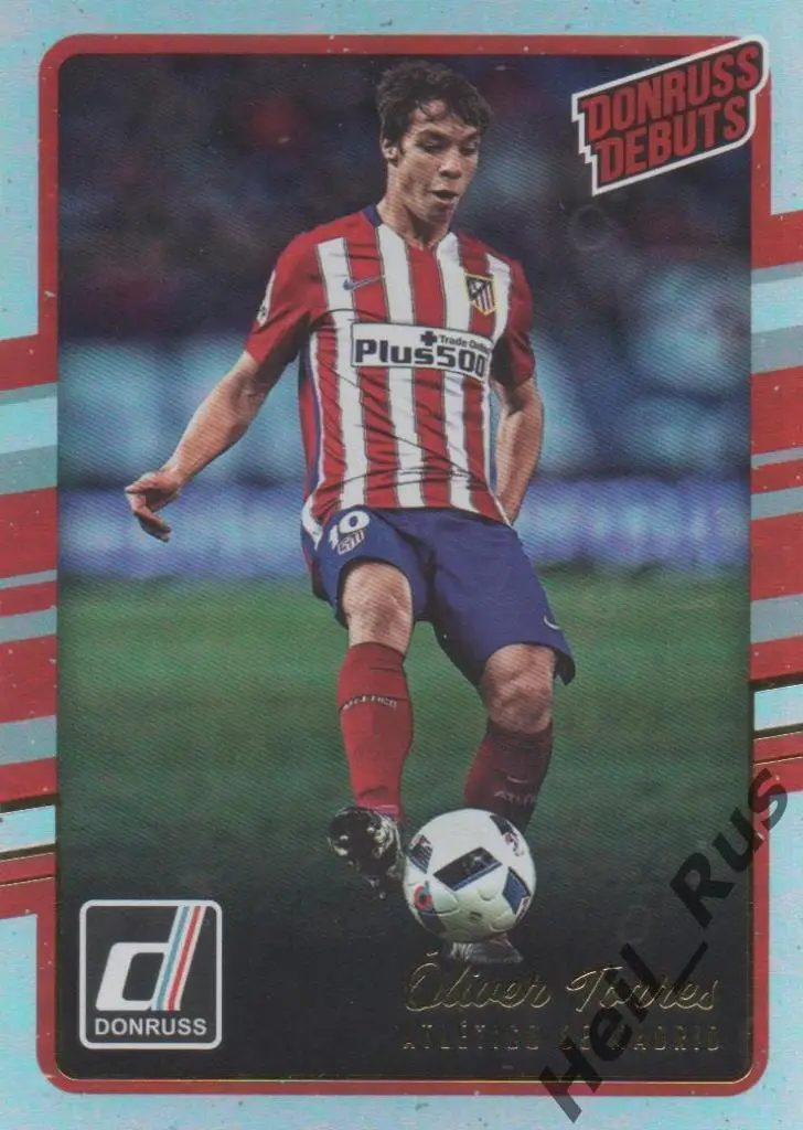 Футбол. Карточка Oliver Torres / Оливер Торрес (Атлетико Мадрид) Panini 2016-17
