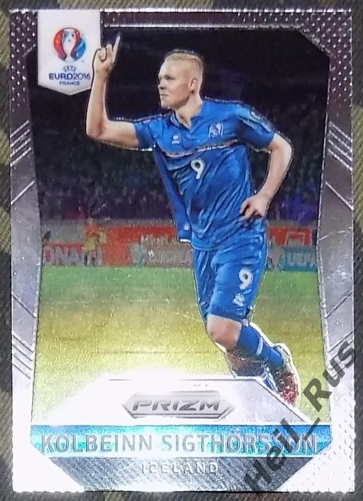 Футбол Euro/Евро 2016 карточка Sigthorsson/Колбейнн Сигторссон (Исландия) Panini