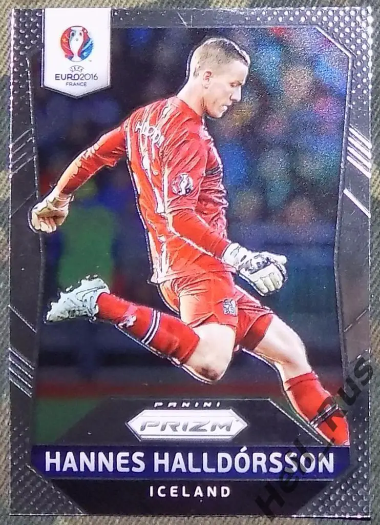 Футбол. Euro/Евро 2016 карточка Halldorsson/Ханнес Халльдоурссон Исландия Panini