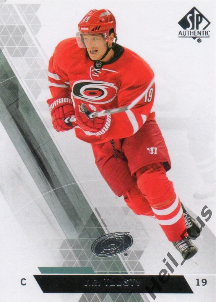 Хоккей; Карточка Jiri Tlusty/Иржи Тлустый (Carolina Hurricanes/Каролина) НХЛ/NHL