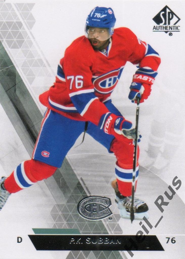 Хоккей Карточка P. K. Subban/Пи-Кей Суббан (Montreal Canadiens/Монреаль) NHL/НХЛ