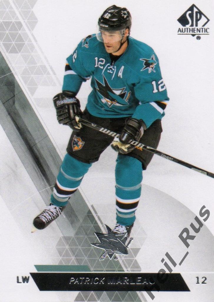 Хоккей. Карточка Patrick Marleau/Патрик Марло San Jose Sharks / Сан-Хосе НХЛ/NHL