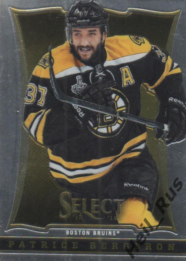 Хоккей. Карточка Patrice Bergeron/Патрис Бержерон (Boston Bruins/Бостон) НХЛ/NHL