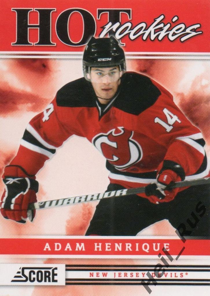 Хоккей Карточка Adam Henrique/Адам Хенрик New Jersey Devils / Нью-Джерси НХЛ/NHL