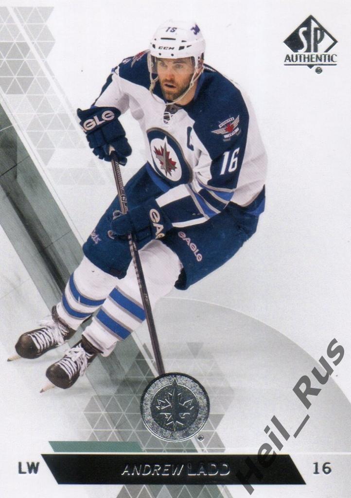 Хоккей. Карточка Andrew Ladd/Эндрю Лэдд (Winnipeg Jets / Виннипег Джетс) НХЛ/NHL