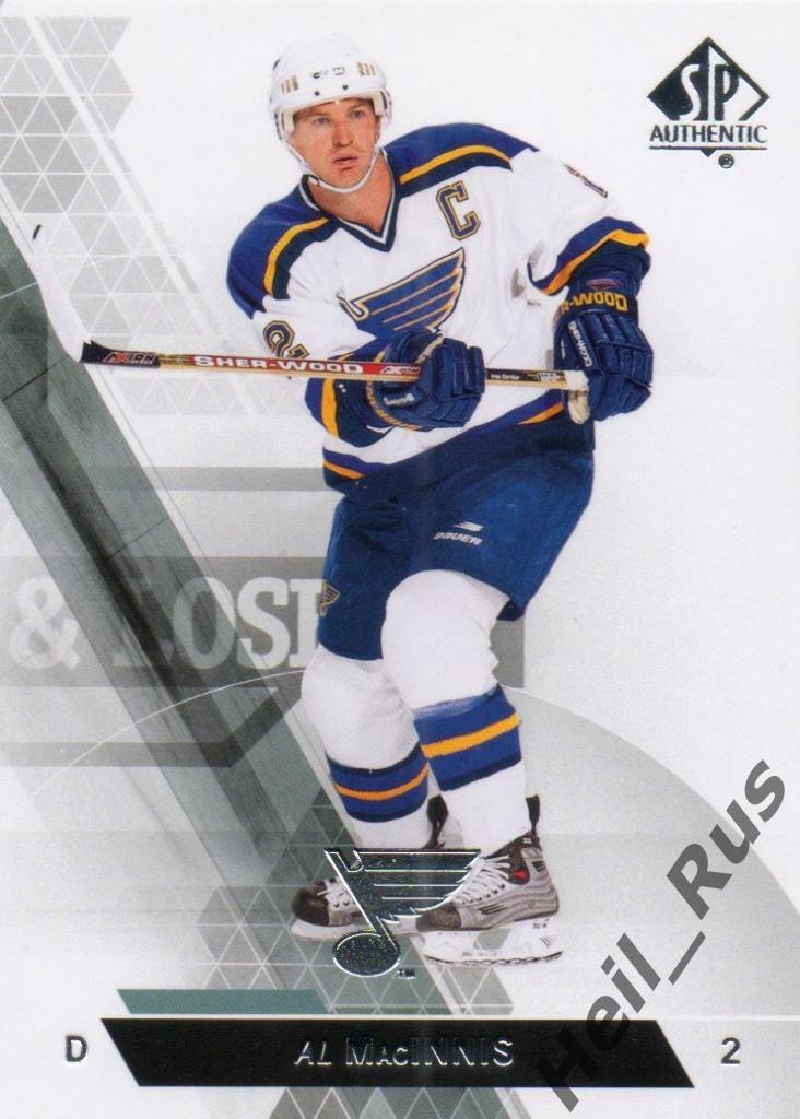 Хоккей Карточка Al MacInnis/Эл Макиннис (St. Louis Blues/Сент-Луис Блюз) NHL/НХЛ