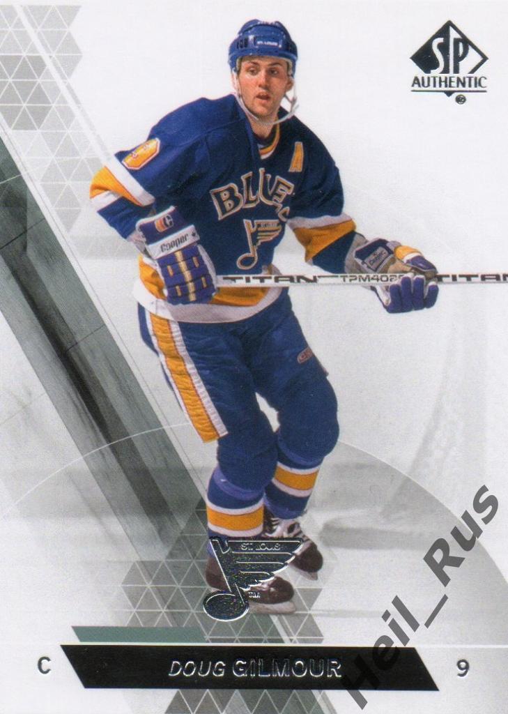 Хоккей Карточка Doug Gilmour/Дуг Гилмор (St. Louis Blues/Сент-Луис Блюз) NHL/НХЛ