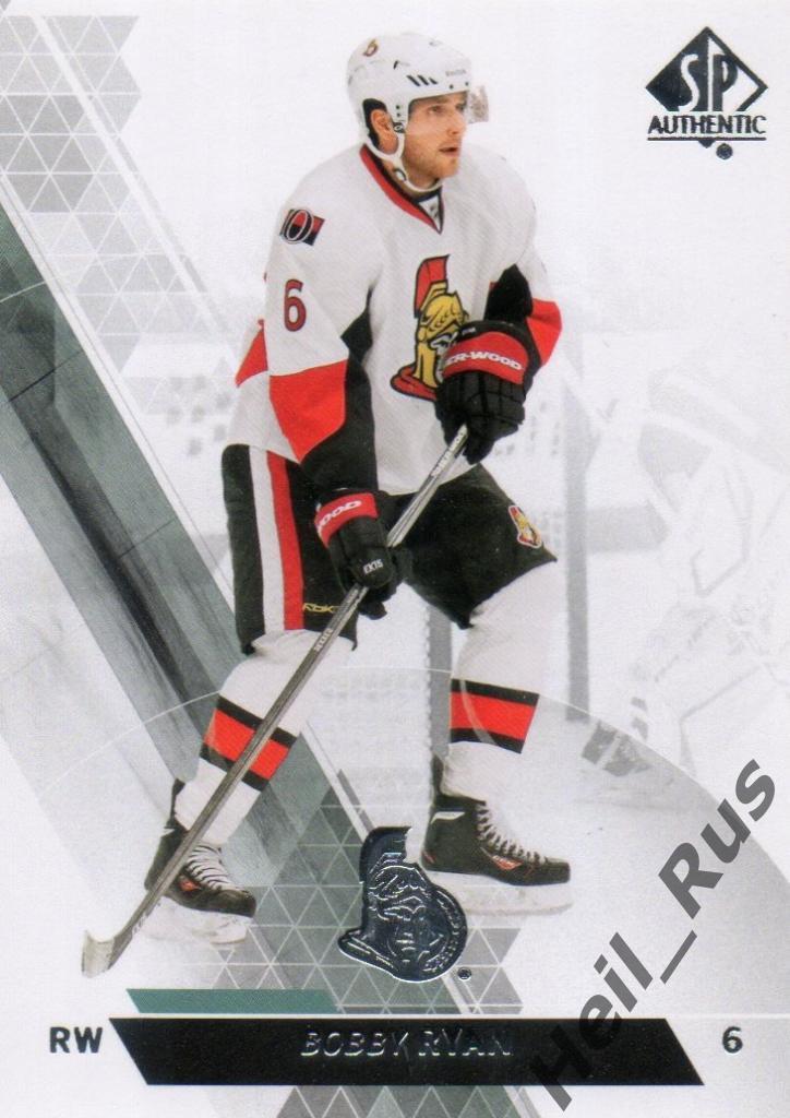 Хоккей. Карточка Bobby Ryan/Бобби Райан Ottawa Senators/Оттава Сенаторз НХЛ/NHL