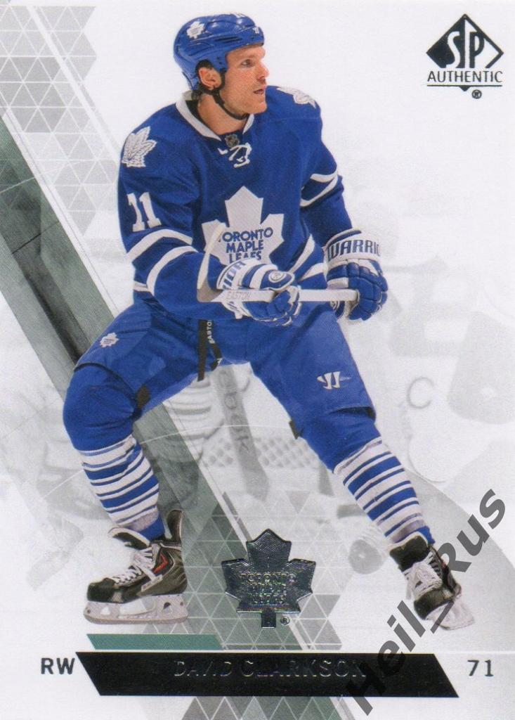 Хоккей. Карточка David Clarkson / Дэвид Кларксон (Toronto Maple Leafs) НХЛ/NHL