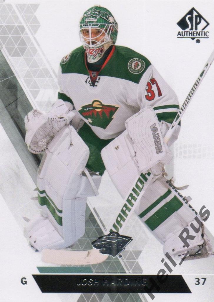 Хоккей Карточка Josh Harding/Джош Хардинг Minnesota Wild/Миннесота Уайлд НХЛ/NHL